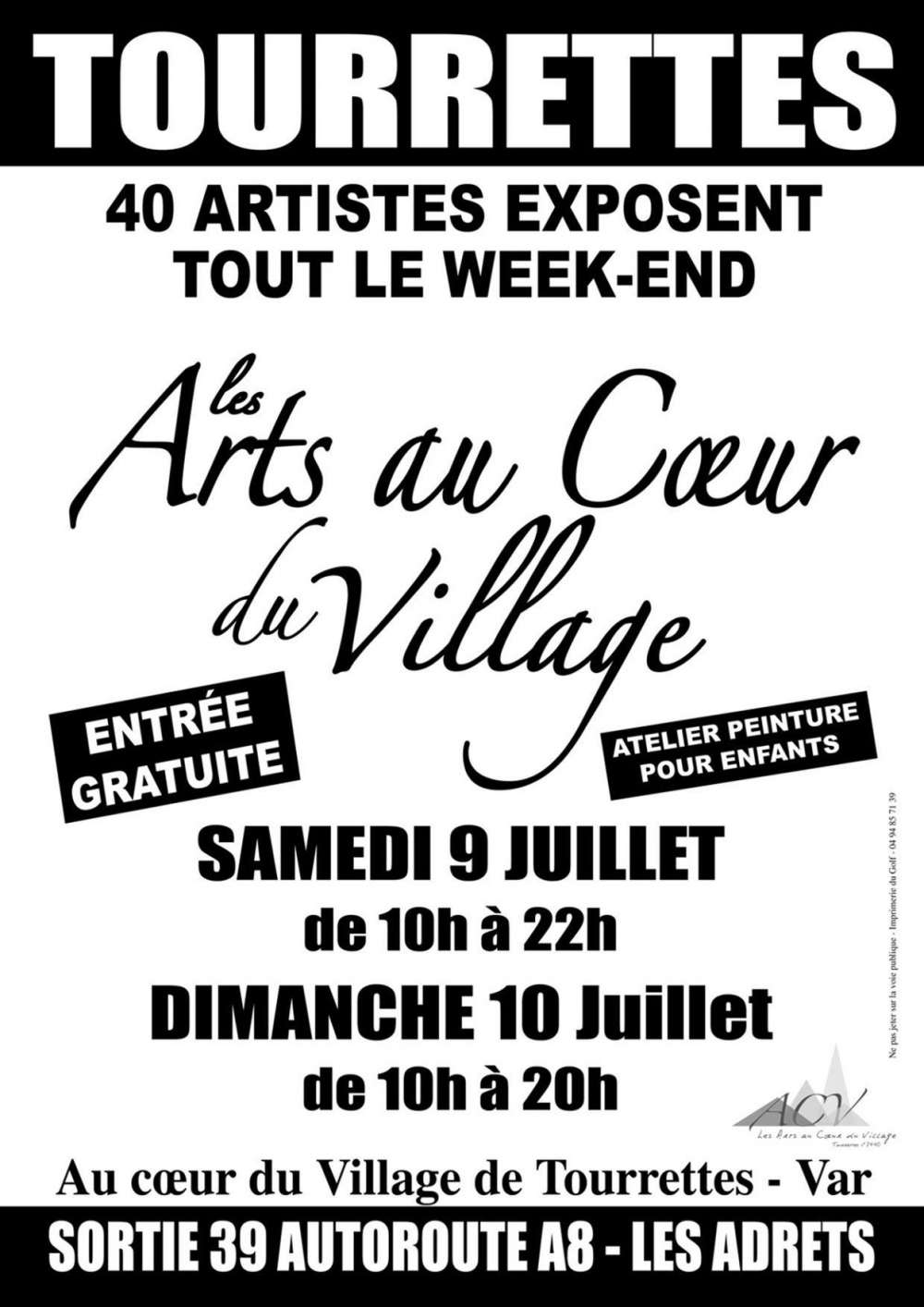 Les Arts au cœur du Village 2011 à Tourrettes (83)