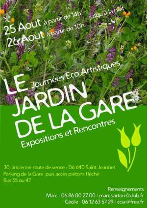 Le jardin de la gare - Journées éco-artistiques - Saint-Jeannet (06)