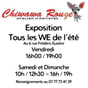 Le P'tit Chiwawa s'expose tous les weekends de l'été