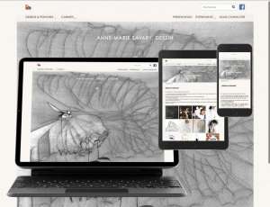 Site Web de Anne-Marie Savary, Dessin